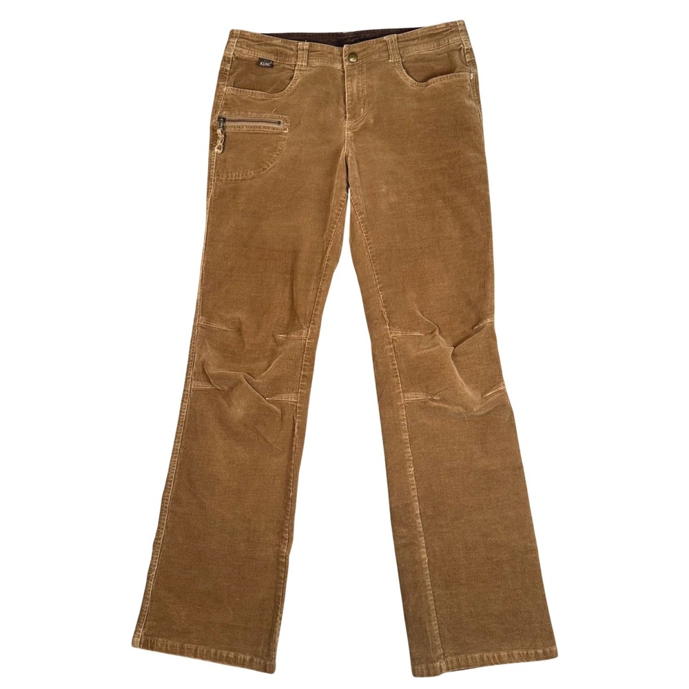 Kuhl Corduroy Pants Womens 6 Brown Stretch Hiking Outdoor Gorpcore Utility Boho